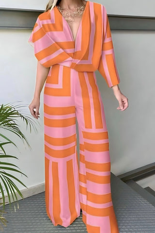 ORANGE PINK JUMPSUIT