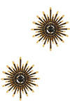 Rhinestone Sun Shape Earring