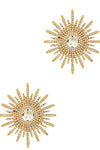 Rhinestone Sun Shape Earring