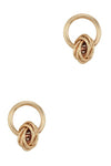 Circle and Knot Earring