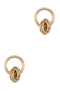 Circle and Knot Earring