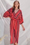 Striped Kimono/ Jumpsuit